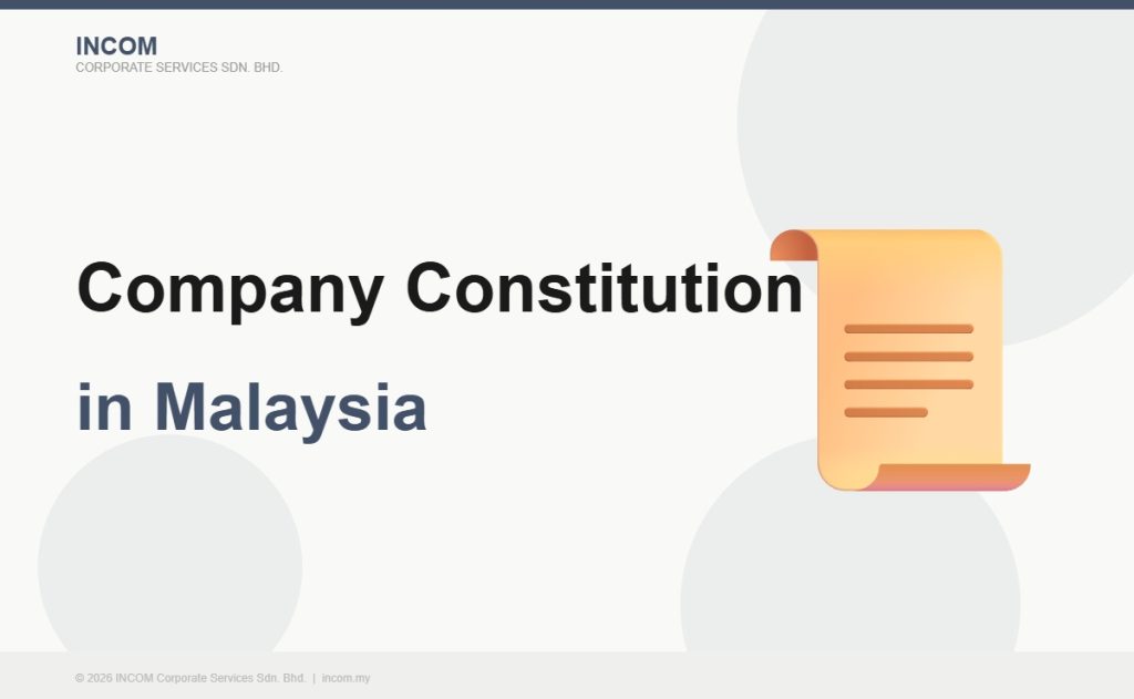 Company constitution Malaysia Sdn Bhd Companies Act 2016